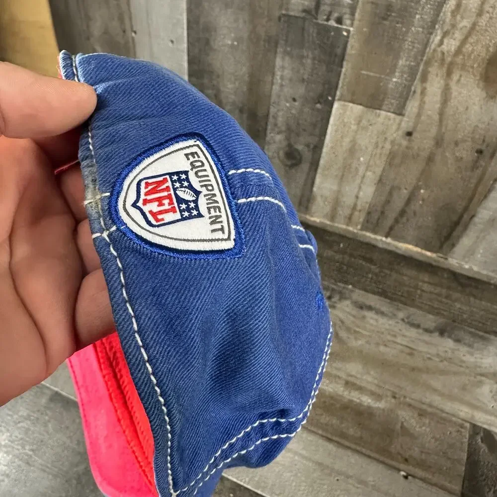Buffalo‎ Bills NFL Reebok S/M Distressed 90s Y2k Style Hat Red Blue